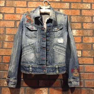 MAVI “BLUE JEAN JACKET” WITH EMBROIDERY